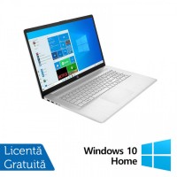 Laptop HP 17-CN0053, Intel Core i5-1135G7 2.40 - 4.20GHz, 12GB DDR4, 480GB SSD, Full HD IPS, Webcam, 17.3 Inch, Windows 10 Home, Natural Silver