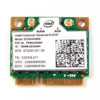 Modul Intel Centrino Advanced-N 6235 6235ANHMW, Wlan, Bluetooth 4.0, Half MINI Card, 802.11 a/b/g/n, Dual-band, 300 Mbps Modul Intel Centrino Advanced-N 6235 6235ANHMW, Wlan, Bluetooth 4.0, Half MINI Card, 802.11 a/b/g/n, Dual-band, 300 Mbps