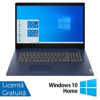 Laptop Nou Lenovo IdeaPad 3 17ITL6, Intel Core i3-1115G4 1.70-4.10GHz, 8GB DDR4, 1TB HDD, 17.3 Inch HD+, Webcam, Windows 10 Home, Abyss Blue