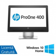 All In One Refurbished HP ProOne 400 G2, 20 Inch, Intel Core i3-6100T 3.20GHz, 8GB DDR4, 240GB SSD, DVD-RW, Webcam + Windows 10 Home
