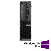 Workstation Refurbished Lenovo ThinkStation E32 SFF, Intel Quad Core i5-4670 3.4 - 3.8GHz, 16GB DDR3, SSD 256GB SATA, Intel Integrated HD Graphics 4600 + Windows 10 Pro Workstation Refurbished Lenovo ThinkStation E32 SFF, Intel Quad Core i5-4670 3.4 - 3.8GHz, 16GB DDR3, SSD 256GB SATA, Intel Integrated HD Graphics 4600 + Windows 10 Pro
