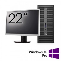 Pachet Calculator Refurbished HP 800 G2 Tower, Intel Core i5-6500 3.20GHz, 16GB DDR4, 512GB SSD + Monitor 22 Inch + Windows 10 Pro Pachet Calculator Refurbished HP 800 G2 Tower, Intel Core i5-6500 3.20GHz, 16GB DDR4, 512GB SSD + Monitor 22 Inch + Windows 10 Pro