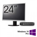 Pachet Calculator Refurbished HP EliteDesk 800 G2 Mini PC, Intel Core i5-6500 3.20-3.60GHz, 16GB DDR4, 512GB SSD + Monitor 24 Inch + Windows 10 Pro