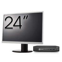 Pachet Calculator Second Hand HP EliteDesk 800 G2 Mini PC, Intel Core i7-6700T 2.80 - 3.60GHz, 8GB DDR4, 256GB SSD + Monitor 24 Inch Pachet Calculator Second Hand HP EliteDesk 800 G2 Mini PC, Intel Core i7-6700T 2.80 - 3.60GHz, 8GB DDR4, 256GB SSD + Monitor 24 Inch