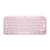 Tastatura Wireless Noua LOGITECH MX Keys Mini, USB, Bluetooth, Layout Germana, Roz