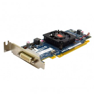 Placa video PCI-E ATI Radeon 6350 512MB, DMS-59, low profile design + Adaptor cablu video DMS 59 la 2x DVI