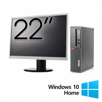 Pachet Calculator Refurbished LENOVO ThinkCentre M910s SFF, Intel Core i5-6500 3.20GHz, 8GB DDR4, 256GB SSD + Monitor 22 Inch + Windows 10 Home Pachet Calculator Refurbished LENOVO ThinkCentre M910s SFF, Intel Core i5-6500 3.20GHz, 8GB DDR4, 256GB SSD + Monitor 22 Inch + Windows 10 Home