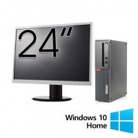 Pachet Calculator Refurbished LENOVO ThinkCentre M910s SFF, Intel Core i5-6500 3.20GHz, 8GB DDR4, 256GB SSD + Monitor 24 Inch + Windows 10 Home Pachet Calculator Refurbished LENOVO ThinkCentre M910s SFF, Intel Core i5-6500 3.20GHz, 8GB DDR4, 256GB SSD + Monitor 24 Inch + Windows 10 Home