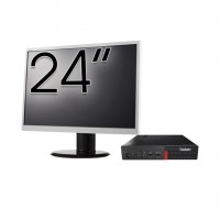 Pachet Second Hand Calculator Lenovo ThinkCentre M710q Mini PC, Intel Core i5-6500T 2.50GHz, 8GB DDR4, 256GB SSD + Monitor 24 Inch Pachet Second Hand Calculator Lenovo ThinkCentre M710q Mini PC, Intel Core i5-6500T 2.50GHz, 8GB DDR4, 256GB SSD + Monitor 24 Inch