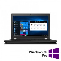 Laptop Refurbished LENOVO ThinkPad P15 Gen 1, Intel Core i7-10850H 2.70 - 5.10GHz, 32GB DDR4, Placa Video Nvidia Quadro T2000 4GB, 512GB SSD, 15.6 Inch Full HD, Webcam + Windows 10 Pro