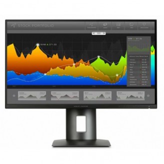 Monitor Second Hand HP Z27n, 27 Inch WQHD IPS, HDMI, MHL, DVI-D, DisplayPort, Mini DisplayPort, Negru, Stand Nou Universal K7C09A4