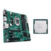 Placa de Baza Second Hand Asus PRIME B360M-C, Socket 1151 v2 , mATX, Shield, Cooler + Procesor Intel Core i5-8400 2.80 - 4.00GHz