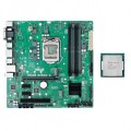 Placa de Baza Second Hand Asus PRIME B250M-C, Socket 1151, mATX, Shield, Cooler + Procesor Intel Core i3-7100 3.90GHz