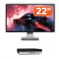 Pachet Calculator Second Hand HP ProDesk 600 G5 Mini, Intel Core i5-8500T 2.10 - 3.50GHz, 8GB DDR4, 256GB SSD + Monitor 22" Pachet Calculator Second Hand HP ProDesk 600 G5 Mini, Intel Core i5-8500T 2.10 - 3.50GHz, 8GB DDR4, 256GB SSD + Monitor 22"