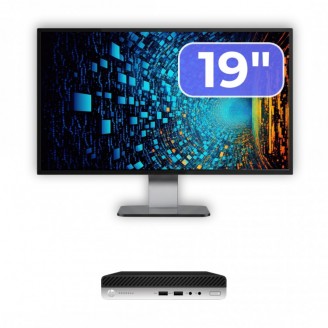 Pachet Calculator Second Hand HP ProDesk 400 G4 Mini PC, Intel Core i3-8100T 3.40GHz, 8GB DDR4, 256GB SSD + Monitor 19" Pachet Calculator Second Hand HP ProDesk 400 G4 Mini PC, Intel Core i3-8100T 3.40GHz, 8GB DDR4, 256GB SSD + Monitor 19"