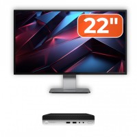 Pachet Calculator Second Hand HP ProDesk 400 G4 Mini PC, Intel Core i3-8100T 3.40GHz, 8GB DDR4, 256GB SSD + Monitor 22" Pachet Calculator Second Hand HP ProDesk 400 G4 Mini PC, Intel Core i3-8100T 3.40GHz, 8GB DDR4, 256GB SSD + Monitor 22"