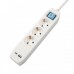 Prelungitor cu USB Spacer PP-3-45-TC-USB, Schuko x 3, Type-C x1, USB 3.1A x 1, cablu 4.5m, 16A, max. 3500W, protectie copii, intrerupator, gri Prelungitor cu USB Spacer PP-3-45-TC-USB, Schuko x 3, Type-C x1, USB 3.1A x 1, cablu 4.5m, 16A, max. 3500W, protectie copii, intrerupator, gri