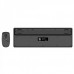 Kit Tastatura + Mouse OptimX Pro KM501W , High Quality, Slim, Silent click, Graphite black,  US Layout, Wireless 2.4GHz