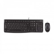 Kit Tastatura + Mouse Logitech cu fir Desktop MK120, USB 2.0, layout US INTL, Negru Kit Tastatura + Mouse Logitech cu fir Desktop MK120, USB 2.0, layout US INTL, Negru