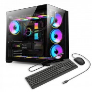 Sistem Desktop PC Gaming OptimX ELITE Cyclone cu procesor Intel® Core™ i7 9700F, 16GB DDR4, 480Gb SSD, Radeon RX 580 8Gb GDDR5 , Cadou kit tastatura si mouse OptimX Sistem Desktop PC Gaming OptimX ELITE Cyclone cu procesor Intel® Core™ i7 9700F, 16GB DDR4, 480Gb SSD, Radeon RX 580 8Gb GDDR5 , Cadou kit tastatura si mouse OptimX