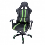 Scaun Gaming SPACER SPCH-TRINITY-GRN, Imitație Piele + Material Textil, Reglabil pe Înălțime, Spătar 135°, Brațe Ajustabile, 120 kg, Negru/Verde Scaun Gaming SPACER SPCH-TRINITY-GRN, Imitație Piele + Material Textil, Reglabil pe Înălțime, Spătar 135°, Brațe Ajustabile, 120 kg, Negru/Verde