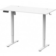 Birou Gaming Serioux Ascend, înălțime reglabilă electric, 120x60x73-118cm, 100–240 V, metal, alb Birou Gaming Serioux Ascend, înălțime reglabilă electric, 120x60x73-118cm, 100–240 V, metal, alb