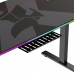 Birou Gaming Serioux Carbon Pro cu iluminare LED RGB, înălțime reglabilă electric, 140x70x73-121cm, 100–240V, metal, Wire Management, negru Birou Gaming Serioux Carbon Pro cu iluminare LED RGB, înălțime reglabilă electric, 140x70x73-121cm, 100–240V, metal, Wire Management, negru