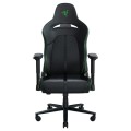 Scaun Gaming Razer Enki X, EPU Synthetic Leather, Reglabil pe Înălțime, Spătar 152°, Cotiere 2D, Piston Gaz Clasa 4, 136 kg, Negru/Verde Scaun Gaming Razer Enki X, EPU Synthetic Leather, Reglabil pe Înălțime, Spătar 152°, Cotiere 2D, Piston Gaz Clasa 4, 136 kg, Negru/Verde