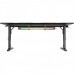 Birou Gaming Genesis Holm Modular 180, 180x75cm, înălțime reglabilă 70-90cm, iluminare LED RGB, MDF si otel, negru Birou Gaming Genesis Holm Modular 180, 180x75cm, înălțime reglabilă 70-90cm, iluminare LED RGB, MDF si otel, negru