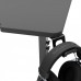 Birou Gaming Genesis Holm Modular 180, 180x75cm, înălțime reglabilă 70-90cm, iluminare LED RGB, MDF si otel, negru Birou Gaming Genesis Holm Modular 180, 180x75cm, înălțime reglabilă 70-90cm, iluminare LED RGB, MDF si otel, negru