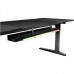 Birou Gaming Genesis Holm Modular 180, 180x75cm, înălțime reglabilă 70-90cm, iluminare LED RGB, MDF si otel, negru Birou Gaming Genesis Holm Modular 180, 180x75cm, înălțime reglabilă 70-90cm, iluminare LED RGB, MDF si otel, negru