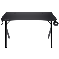 Birou Gaming Trust GXT 700 Omnius, 120x60x74cm, cadru din oțel, suporturi pentru accesoriil, negru Birou Gaming Trust GXT 700 Omnius, 120x60x74cm, cadru din oțel, suporturi pentru accesoriil, negru