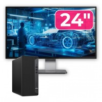 Pachet Office PC Second Hand HP EliteDesk 800 G6 Tower, Intel Core i5-10500, 16GB DDR4, 256GB NVMe SSD + Monitor 24" Pachet Office PC Second Hand HP EliteDesk 800 G6 Tower, Intel Core i5-10500, 16GB DDR4, 256GB NVMe SSD + Monitor 24"