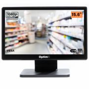Monitor Touchscreen POS OptimX Pro MY156, 15.6", Full HD, HDMI, USB, VESA - Monitor Tactil pentru Magazin, Restaurant, HoReCa, Gen 2