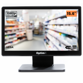 Monitor Touchscreen POS OptimX Pro MY156, 15.6", Full HD, HDMI, USB, VESA - Monitor Tactil pentru Magazin, Restaurant, HoReCa, Gen 2 Monitor Touchscreen POS OptimX Pro MY156, 15.6", Full HD, HDMI, USB, VESA - Monitor Tactil pentru Magazin, Restaurant, HoReCa, Gen 2