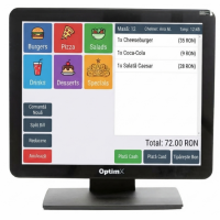 Monitor POS Touchscreen Profesional OptimX Pro MY17, 17", 1280x1024, 75Hz, HDMI, VGA, USB, VESA - Retail, HoReCa, Case de Marcat, Gen2 Monitor POS Touchscreen Profesional OptimX Pro MY17, 17", 1280x1024, 75Hz, HDMI, VGA, USB, VESA - Retail, HoReCa, Case de Marcat, Gen2